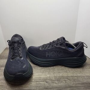Hoka One One Bondi 8 Running Shoes Black Men’s Size 13 D